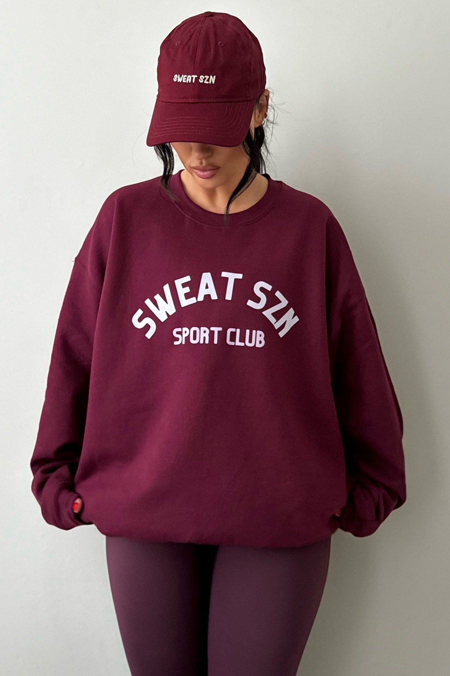 SPORT BURGUNDY SWEATSHIRT