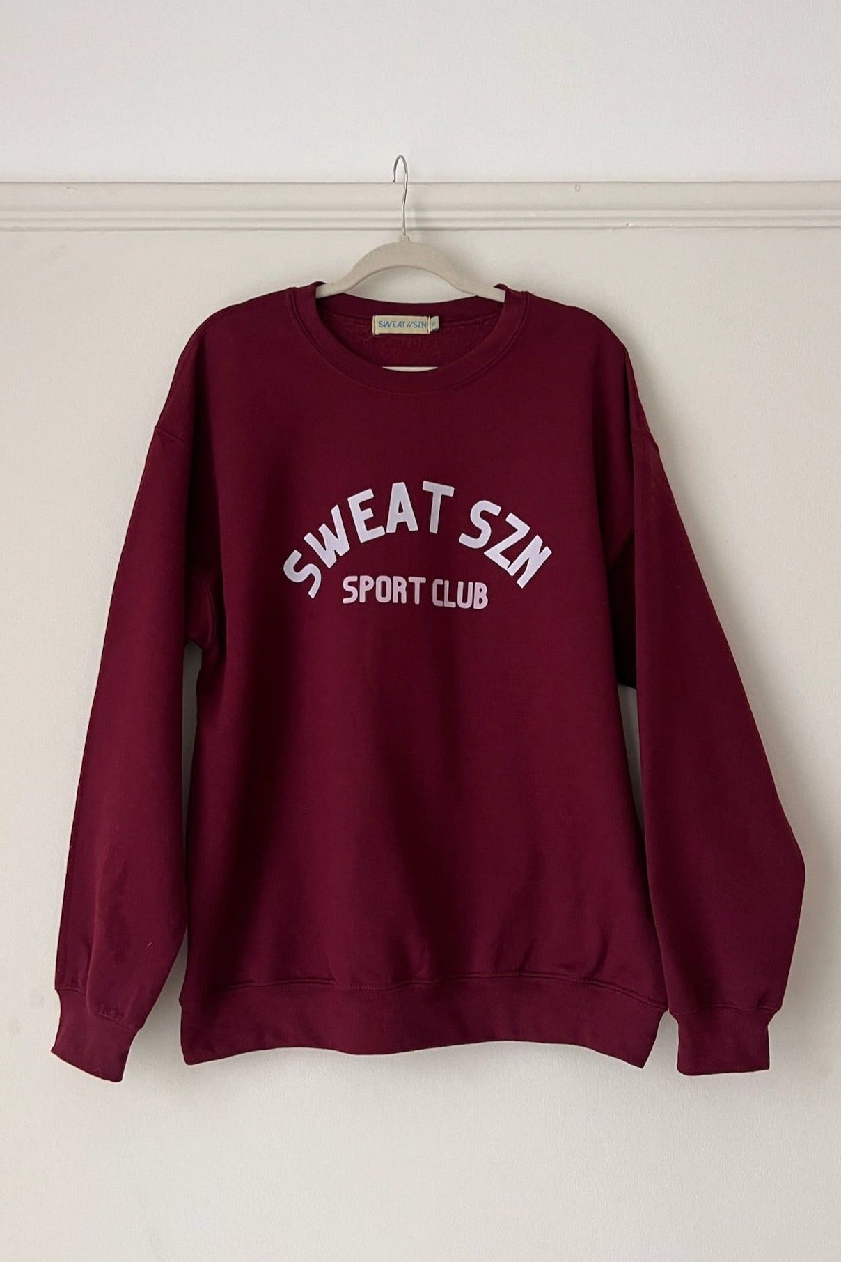 SPORT BURGUNDY SWEATSHIRT