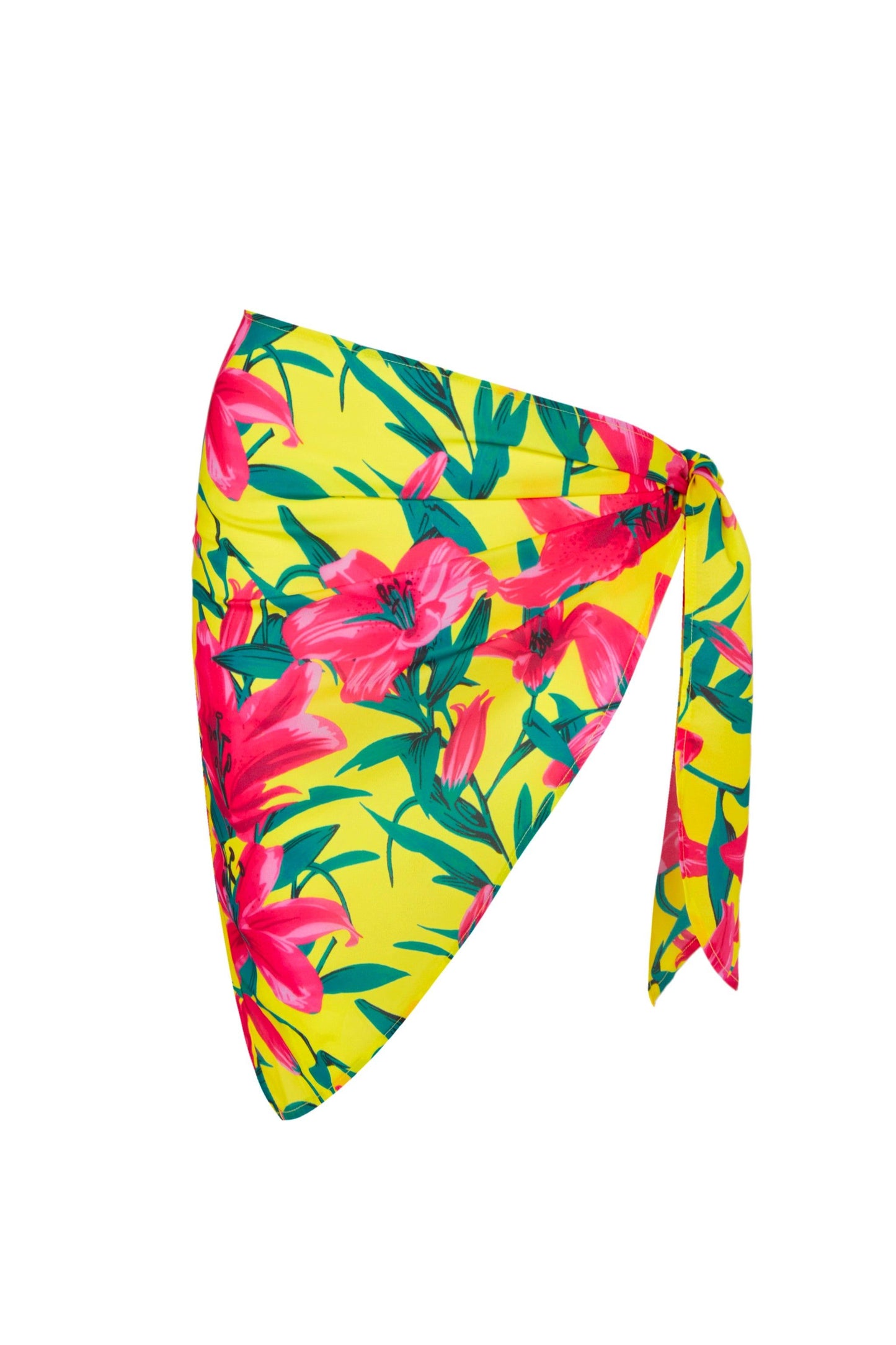 YELLOW TROPICAL SARONG